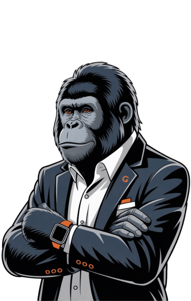 DigiApe India gorilla mascot - digital marketing agency in Raipur